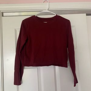 cropped long sleeve